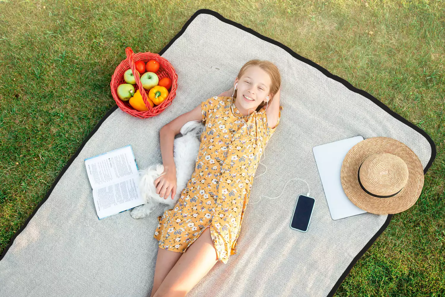 rollup picnic blanket